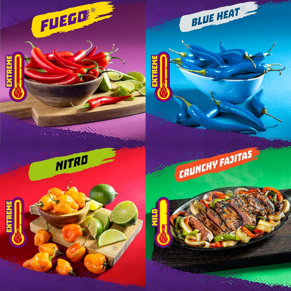 Takis 18 pc / 1 oz Variety Pack, Assorted Flavored Rolled Corn Tortilla Chips