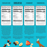 Junkless Classic Chewy Granola Bars Variety Pack Gluten-Free Non-GMO Lower Sugar
