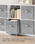 Storage Cubes for Closet Organization with Non-Woven Fabric and Double Handles