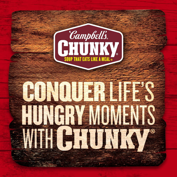 Campbell's Chunky Classic Chicken Noodle Soup, 16.1 Oz Cans, No Antibiotics, 8-Count Case