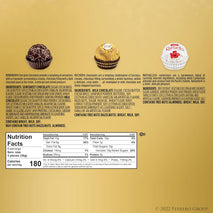 Ferrero Collection gourmet gift box, 24 assorted confections with hazelnut, dark chocolate and coconut, 9.1 oz
