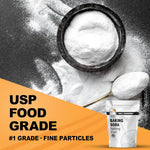 It's Just Pure Sodium Bicarbonate Baking Soda, 100% Food Grade, Non-GMO, Made in USA, 1.25 Pound