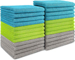 AIDEA Microfiber Cleaning Cloth-50PK, Soft Microfiber Towels for Cars, Absorbent Cleaning Rags, Lint-Free Streak-Free Wash Cloths for House, Kitchen, Window(12in.x12in)
