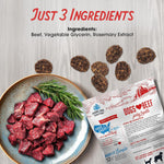 Farmland Traditions Beef Jerky Dog with 3 Ingredients and No Fillers