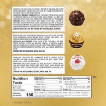 Ferrero Rocher 48 Count Gift Set, 4.6 oz, Hazelnut Milk, Dark Chocolate, and Coconut