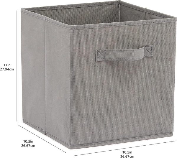 Amazon Basics Collapsible Fabric Storage Cubes Organizer with Handles