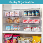 Vtopmart 2 Pack Large Stackable Storage Drawers for Bathroom Closet and Kitchen Pantry