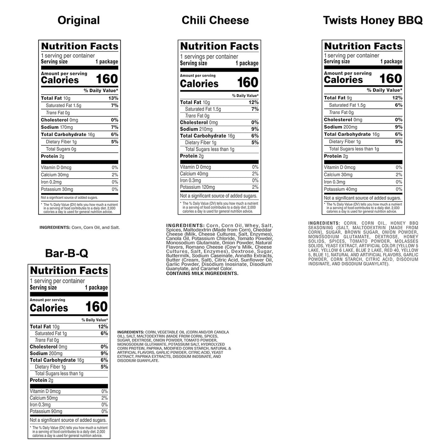 Fritos Corn Chips Variety Pack, Assortment May Vary, 1 Ounce (Pack of 40)