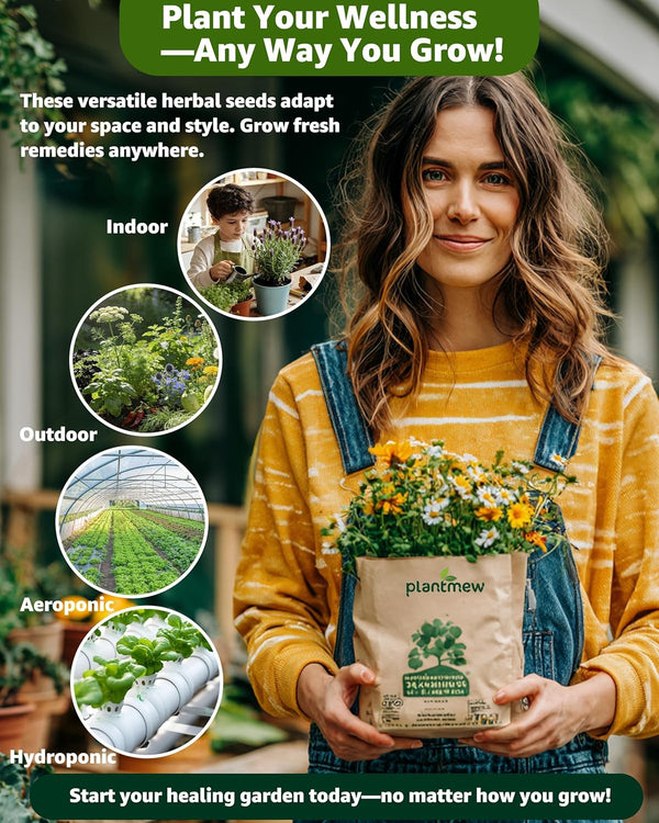 Herb Seeds Variety Pack for Planting Indoor & Outdoor