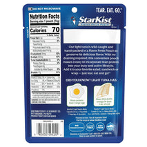 starkist chunk light tuna 2.6 oz pouch 12 pack gluten free soy free kosher