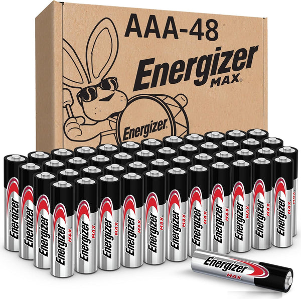 Energizer AA and AAA Batteries, 48 Count, Combo Pack Contains 24 Max Double A and 24 Max Triple A Batteries