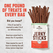 Rocco & Roxie Beef Jerky Dog 1 lb Made in USA