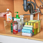 Clear Plastic Storage Bins for Home Organization and Storage
