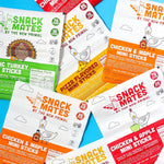 New Primal Snack Mates Chicken & Maple Sticks, Gluten Free, Low Sugar, High Protein Snacks for Kids