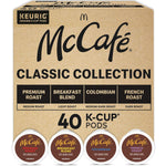 McCafe Classic Collection Single-Serve Coffee K-Cup Pods Variety Pack 40 Count