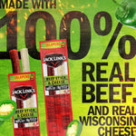 Jack Link's Jalapeno Beef Jerky Sticks and Cheese Sticks Combo, 16 Pack, 1.2 oz Snack Packs