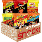 Frito-Lay Flamin' Hot Mix Variety Pack, 40 Single Serve Bags, 3.34 Pounds, Packaging May Vary