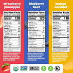 Noka Superfood Fruit Smoothie Pouches Variety Pack, 12 Count, 4.22 oz, Made in USA