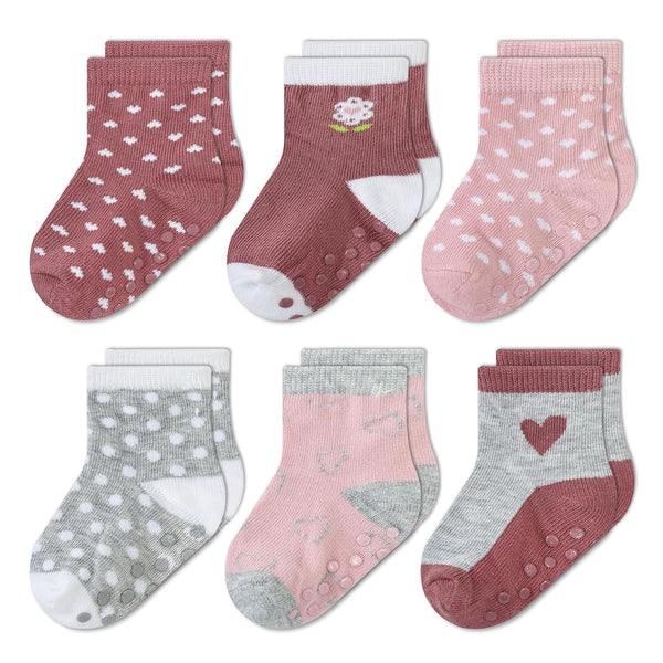 Mother's Choice Organic Cotton Baby Socks 0-6 Months, 12 pairs, Soft, Cozy, and Gentle Socks for Infants Girls and Boys