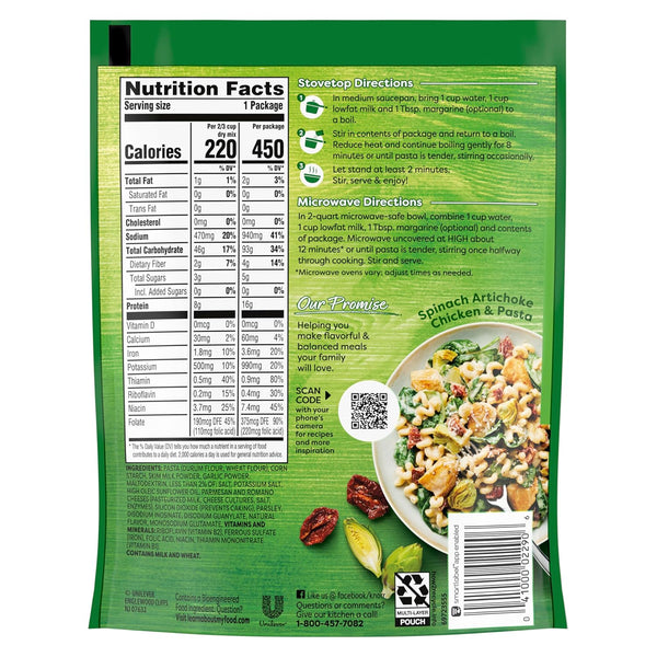 Knorr Creamy Garlic Pasta Sides - Quick and Delicious 4.4oz Side Dish