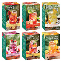 Bigelow Botanicals Cold Water Infusion Herbal Tea Variety Pack, 18 Count Box, 6 Pack
