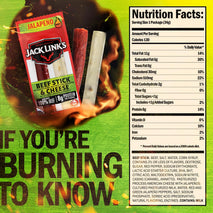 Jack Link's Jalapeno Beef Jerky Sticks and Cheese Sticks Combo, 16 Pack, 1.2 oz Snack Packs