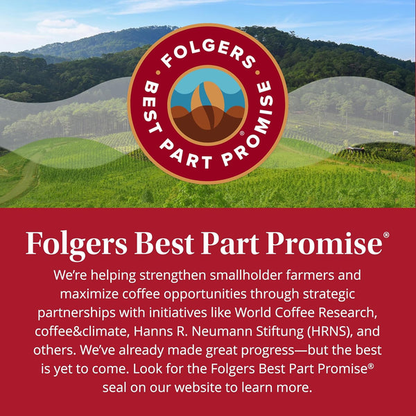 Folgers Simply Smooth, Mild Roast Ground Coffee, 27 Oz Canister, New Orleans Roasted