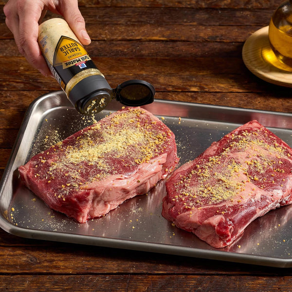 McCormick Grill Mates Garlic Butter Seasoning, 3.1 oz, Savory Grilling Blend for Beef, Chicken, Seafood, and Veggies