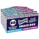 Welch's Mixed Fruit & Berries 'N Cherries Variety Pack, 60 single-serve 0.8oz bags, gluten-free, bulk pack