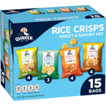 Quaker Rice Crisps 4 Flavor Variety Mix 15 Count