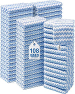 JOYMOOP 18 Pack Microfiber Cleaning Cloth, Kitchen Towels for Dish Drying Washing, Absorbent Streak Free Lint Free Rags for Cleaning, Reusable and Washable Towels - 10" x 10"