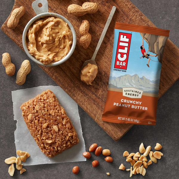 CLIF BAR Energy Protein Bars Crunchy Peanut Butter 15 Pack Non GMO