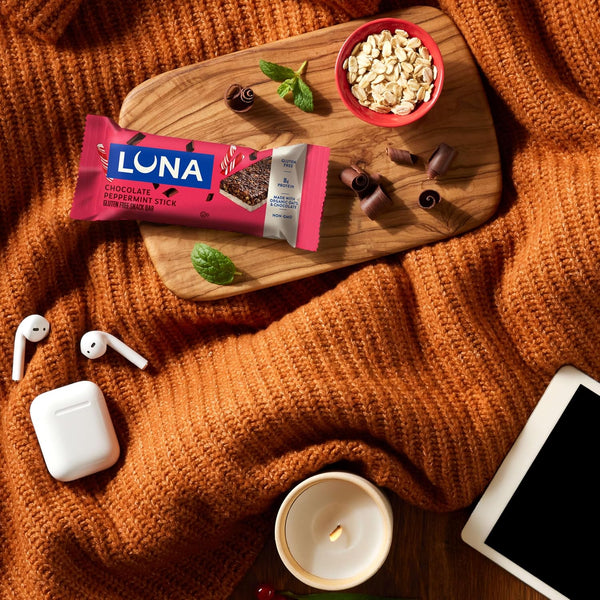 LUNA Bar Variety Pack 12 Count Gluten Free Non GMO Protein Bars