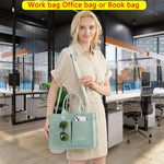 Canvas Tote Bag for Women,Women's Bags Crossbody Bags Work Laptop Tote Bag Large Handbags Purse for Travel Nurse Teacher