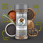 Dan-O's Preem-O Seasoning, 2.5 oz, Sugar-Free, Zero-Calorie, Steak and Meat Seasoning