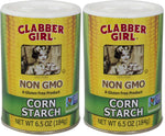Clabber Girl Non-GMO Gluten-Free Corn Starch, Kosher, 6.5 Ounce Resealable Can