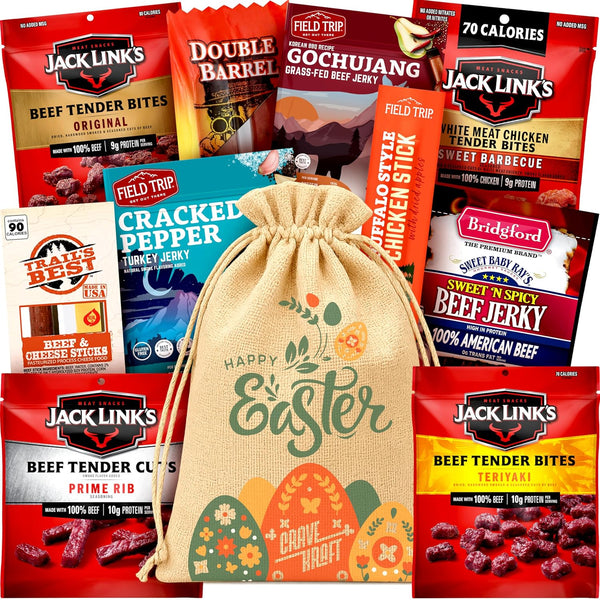 Jerky gift basket for dad, perfect for any occasion, food gift for dad