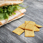 Whole grain wheat crackers in a 20 oz party size box
