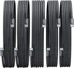 Lisen 5-pack usb c to c cable, 60w fast charging, 10ft for iphone 17, ipad, galaxy s25/s24