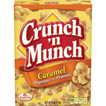 Snack box of caramel popcorn with peanuts, 3.5 oz, 12-pack