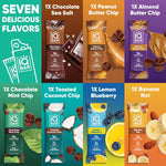 iqbar brain and body plant protein bars 7 bar sampler keto vegan low carb gluten free dairy free