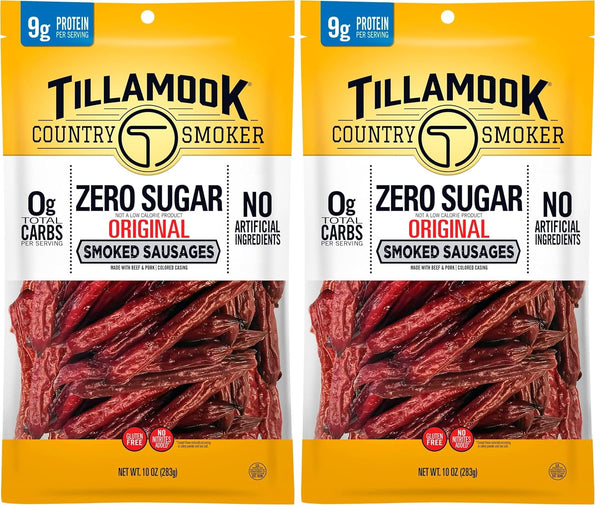 Tillamook Country Smoker Smoked Sausages, Original, 10 Ounce