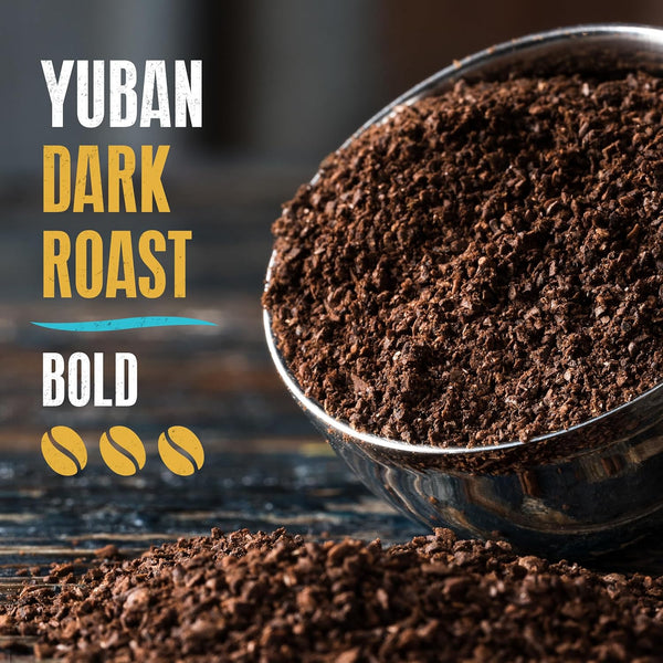 Yuban Dark Roast Bold 25.3 oz Ground Coffee Canister, 100% Pure, Kosher, SNAP & EBT Eligible