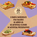 Sanissimo Salmas Chia & Flaxseed, 40 Packs of 3 Crackers, Oven Baked Corn Crackers, Gluten Free, Non-GMO, Kosher Certified