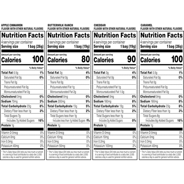 Quaker Rice Crisps 4 Flavor Variety Mix 15 Count
