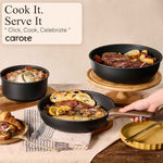 CAROTE 19-Piece Non-Stick Cookware Set, Induction Kitchen Pots and Pans, Oven, Dishwasher, and Fridge Safe, Space Saving