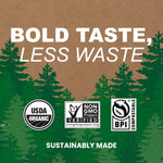 Vermont Coffee Company Organic Medium Roast Single-Serve Compostable Coffee Pods for Keurig