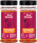 Aunt Fannie's FlyPunch Fruit Fly Trap for Indoor and Kitchen Use, Ready to Use, Made with Plant Based Ingredients, Safe Near Food, Each Bottle Lasts Up to 30 Days, Pack of 2
