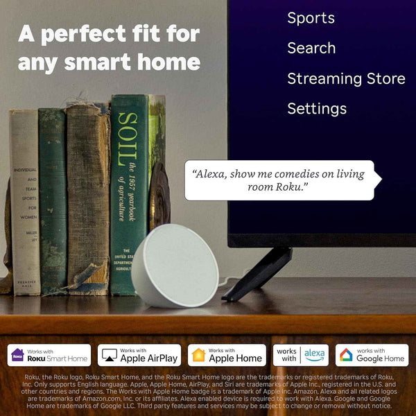 Roku Streaming Stick 4K - HDR & Dolby Vision Roku Streaming Device for TV with Voice Remote & Long-Range Wi-Fi - Free & Live TV