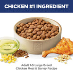 hills science diet large breed adult dry dog food 35lb bag chicken and barley quality protein